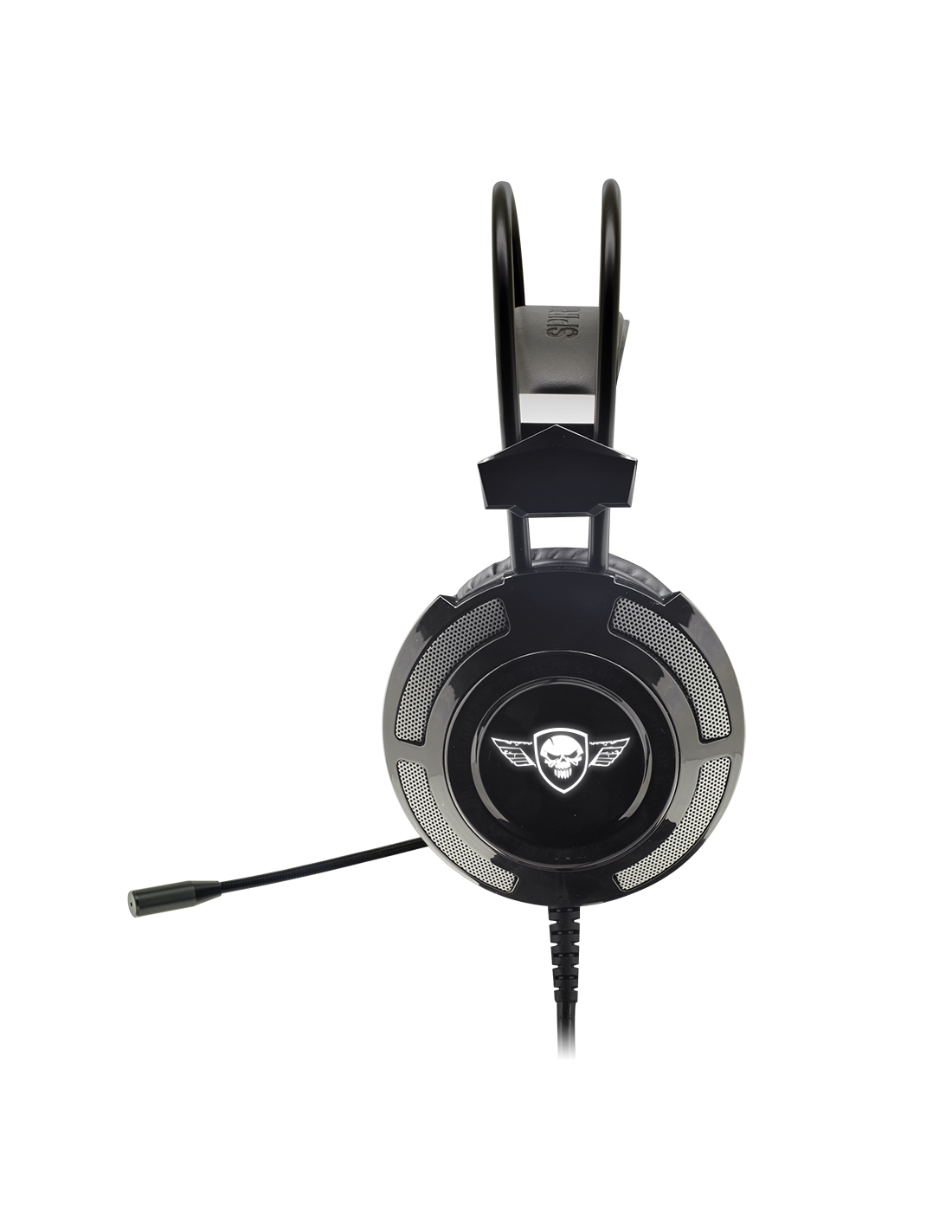 SPIRIT OF GAMER Elite H70 Black fejhallgató mikrofonnal, USB, fekete (MIC-EH70BK)