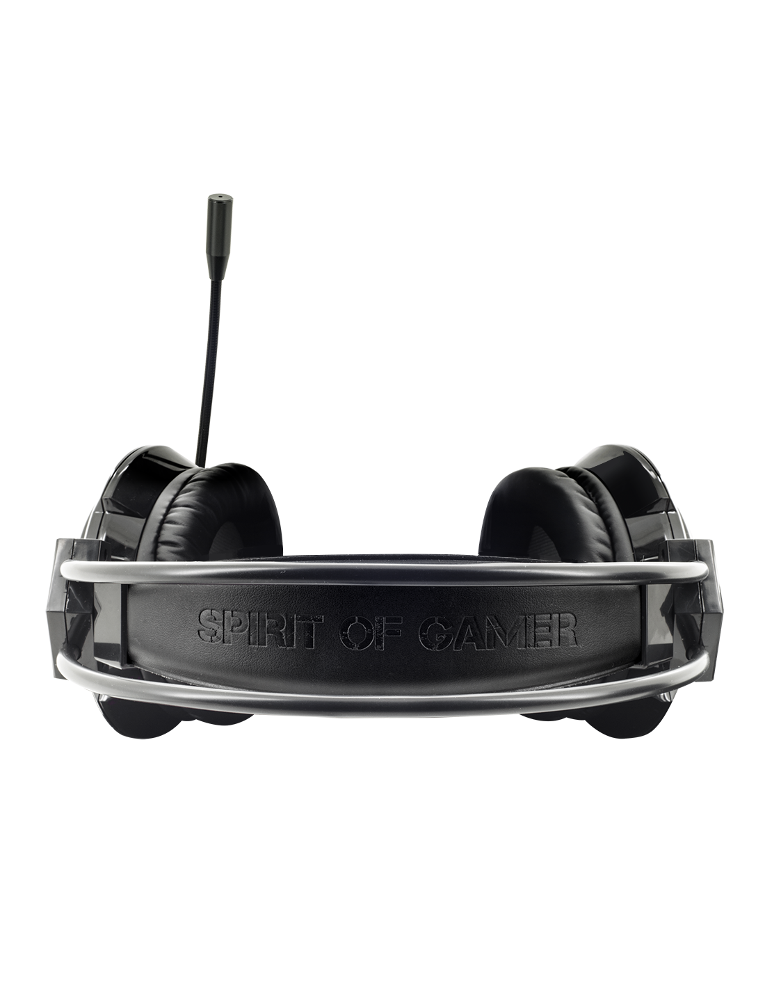 SPIRIT OF GAMER Elite H70 Black fejhallgató mikrofonnal, USB, fekete (MIC-EH70BK)