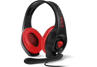 SPIRIT OF GAMER PRO-NH5 Red fejhallgató mikrofonnal, 3,5mm jack, fekete-piros (MIC-G715SW)