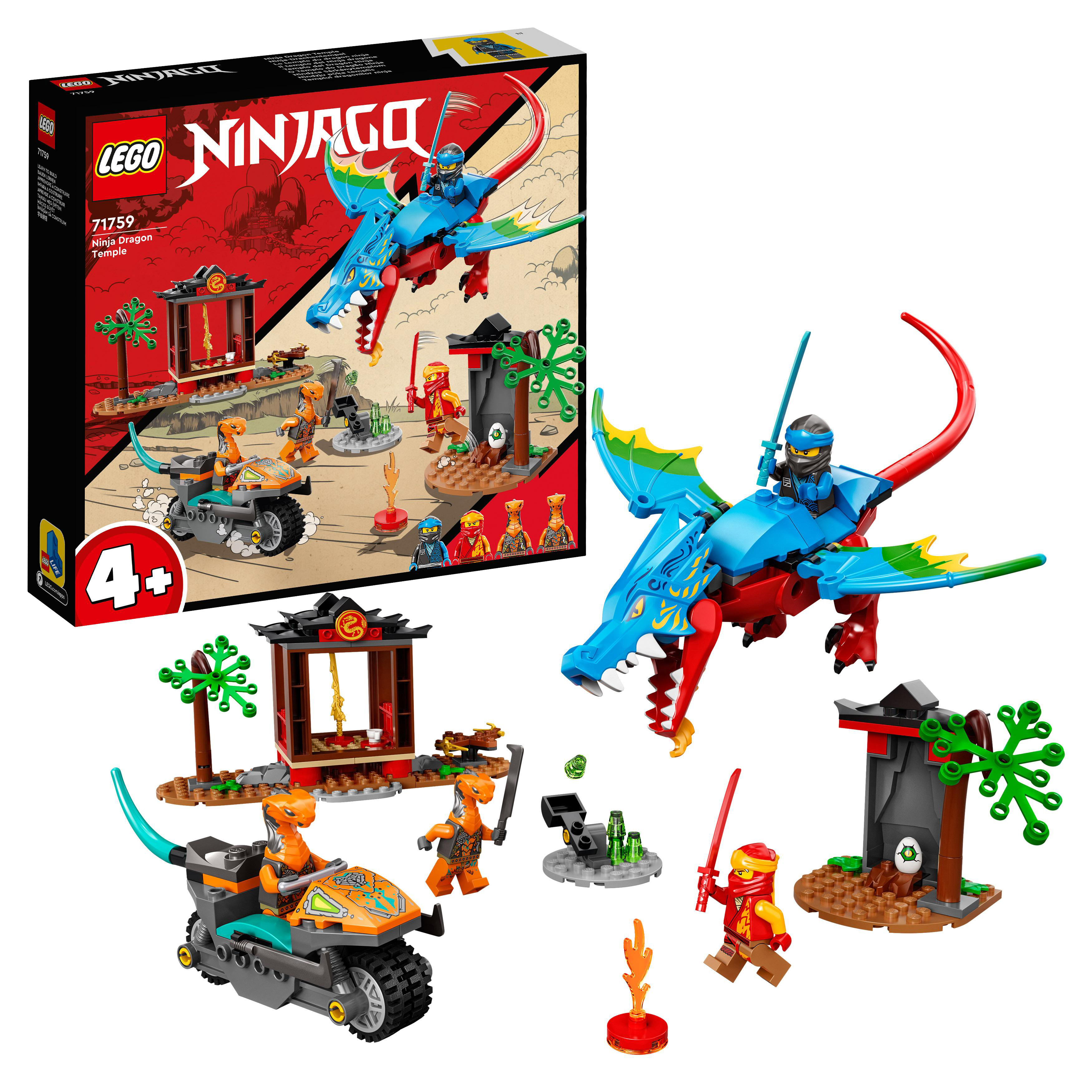 LEGO Ninjago 71759 Drachentempel Bausatz, Mehrfarbig