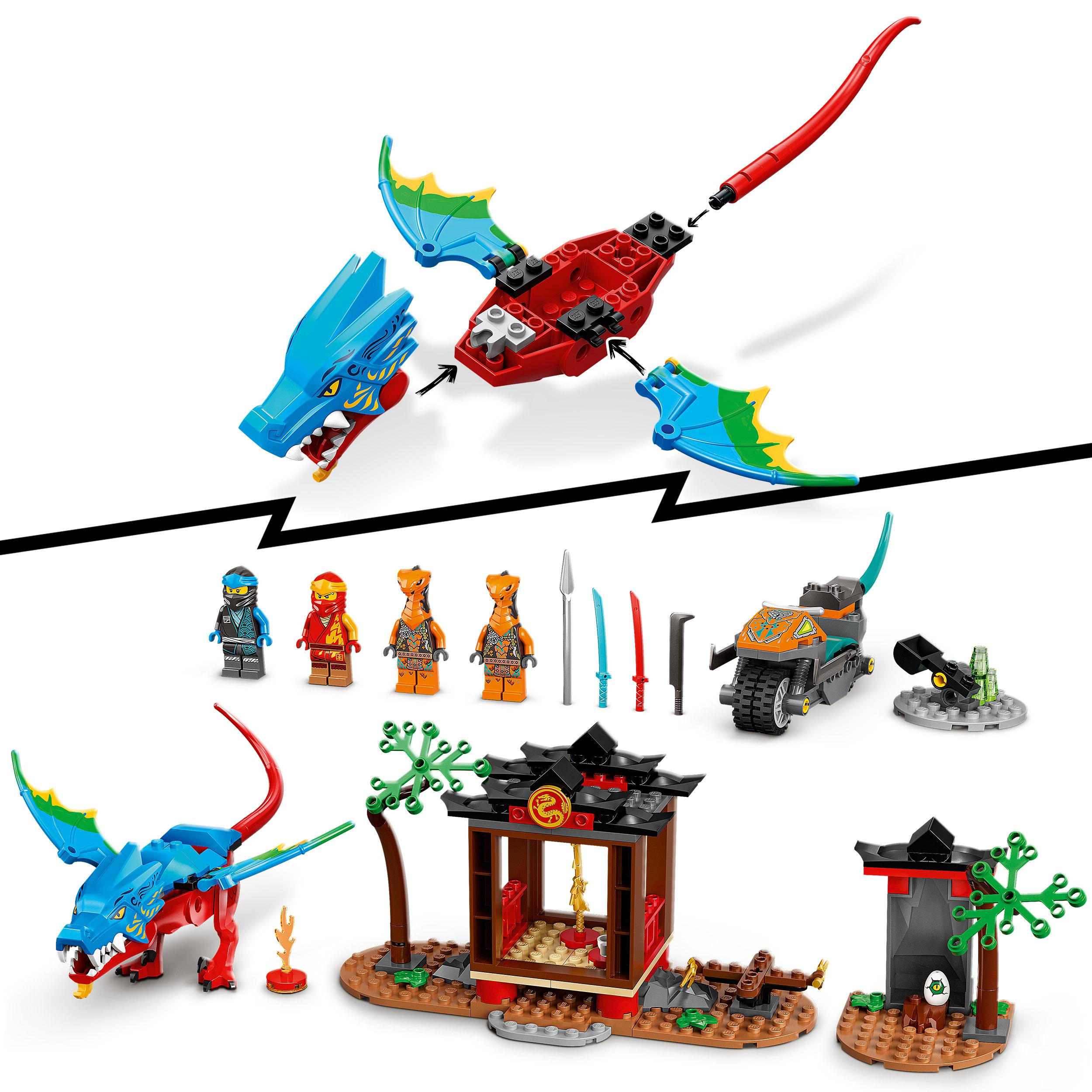 Bausatz, 71759 Ninjago Mehrfarbig Drachentempel LEGO