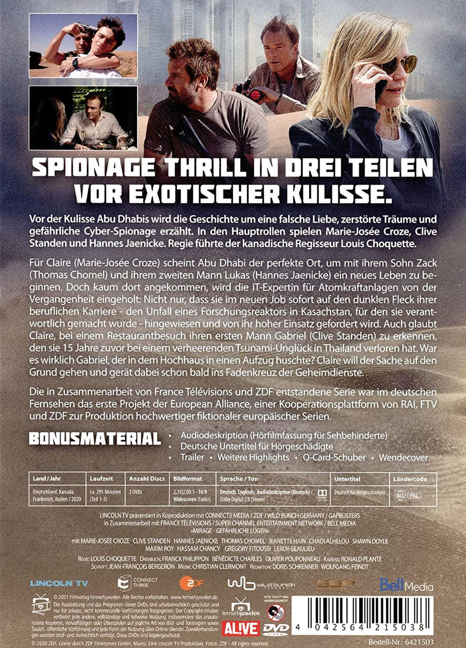 DVD-Hülle mit Text und Bildern.