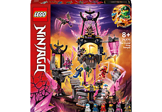 LEGO Ninjago 71771 Der Tempel des Kristallkönigs Bausatz, Mehrfarbig