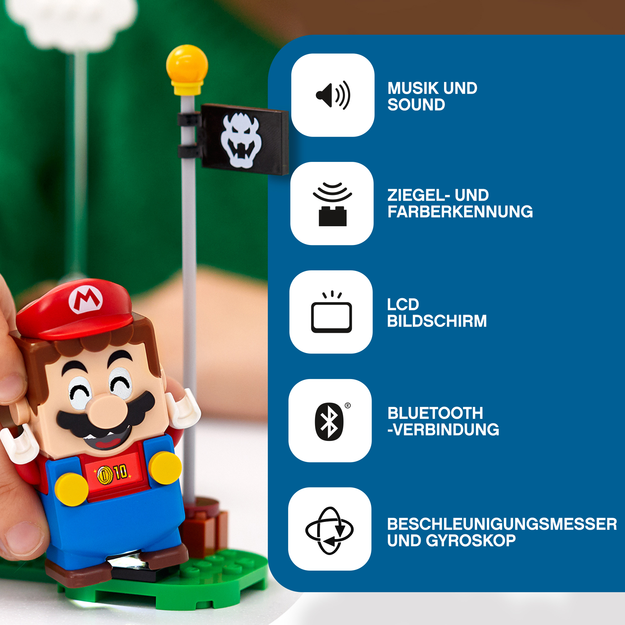71360 LEGO Starterset – mit Abenteuer Bausatz, Mario™ Mehrfarbig