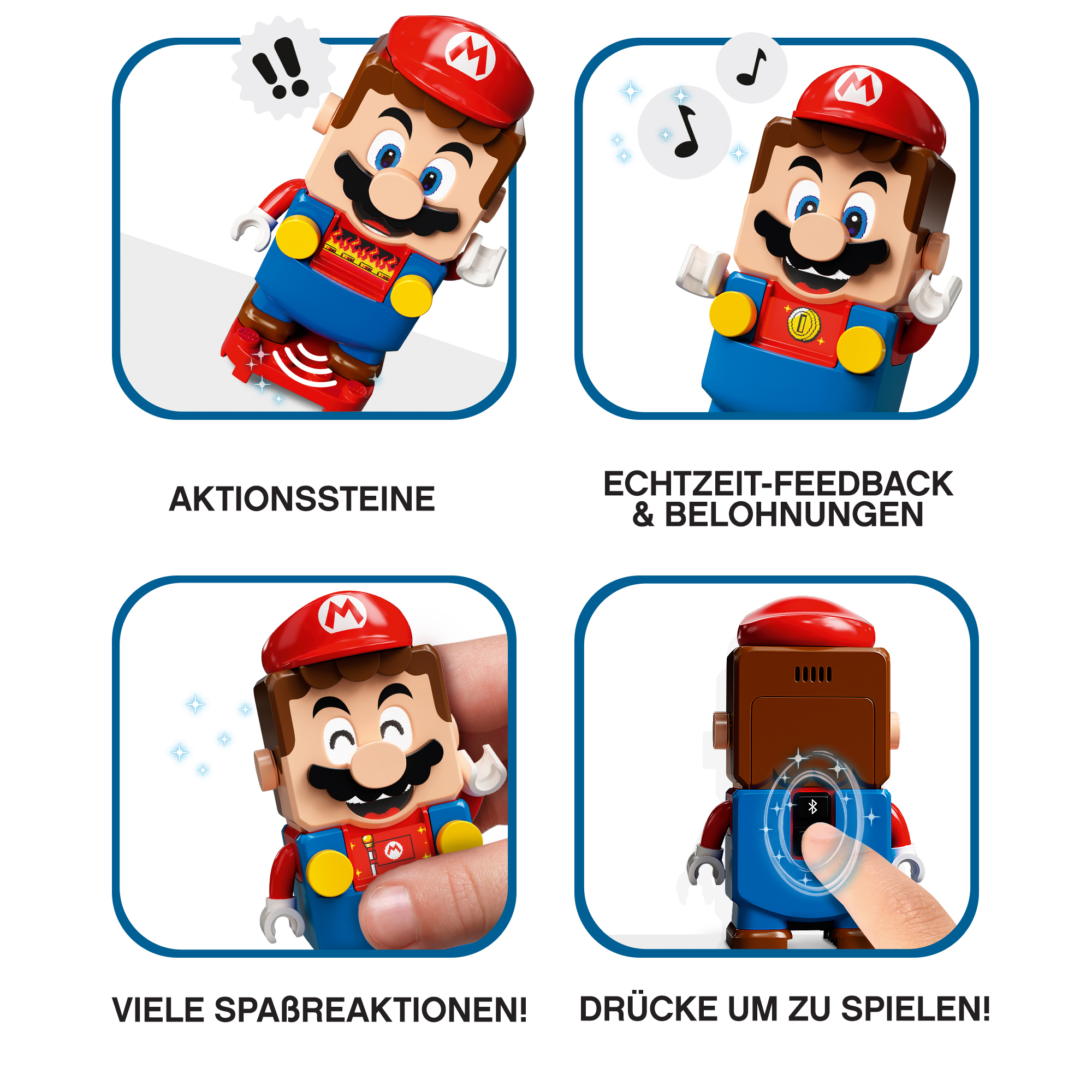 Mario™ 71360 mit LEGO – Abenteuer Starterset Mehrfarbig Bausatz,