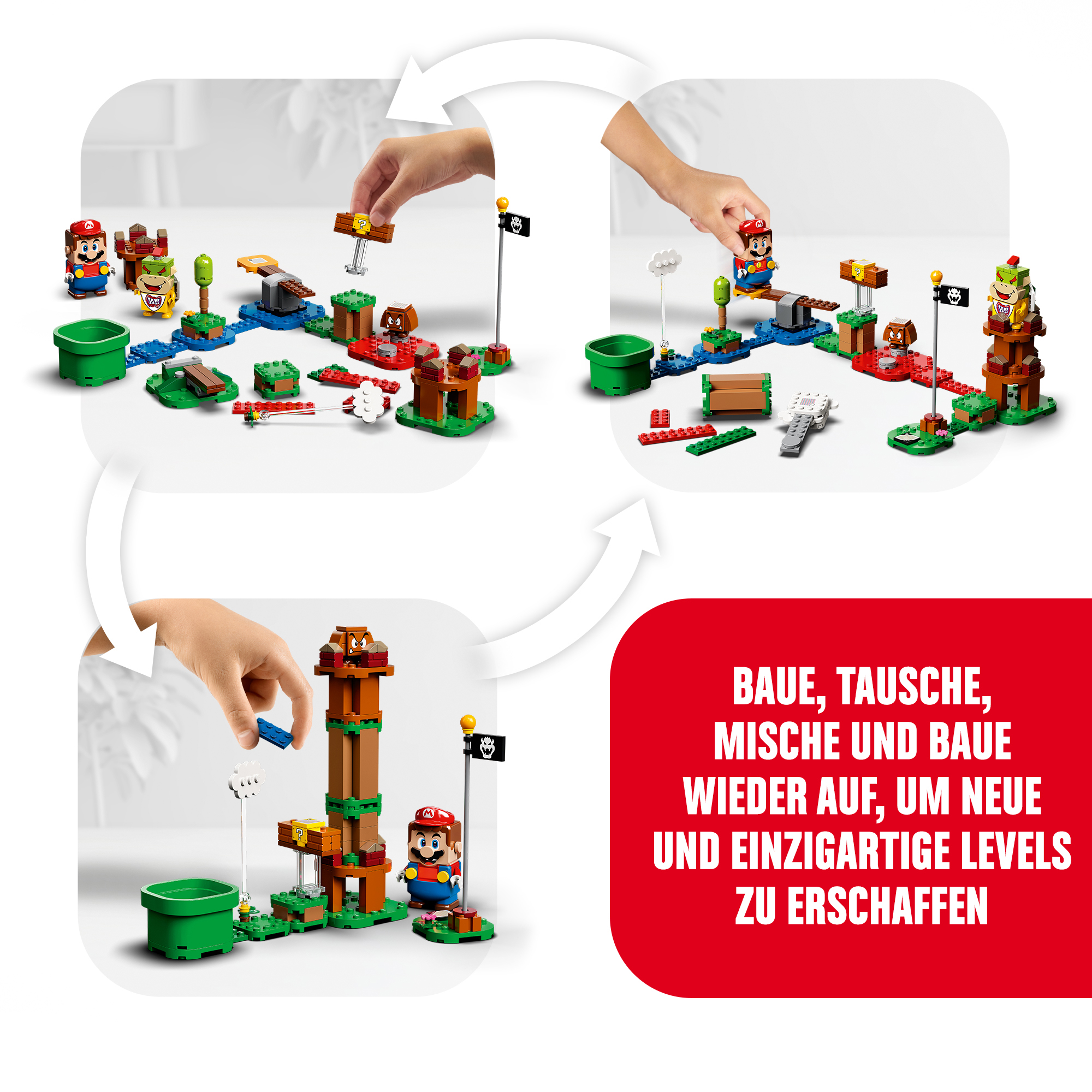 Abenteuer Starterset LEGO 71360 Mario™ – mit Bausatz, Mehrfarbig