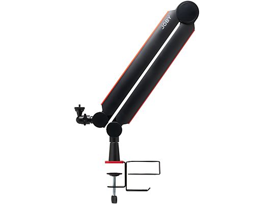 JOBY Wavo Boom Arm - Streaming-Mikrofon (Schwarz/Rot)