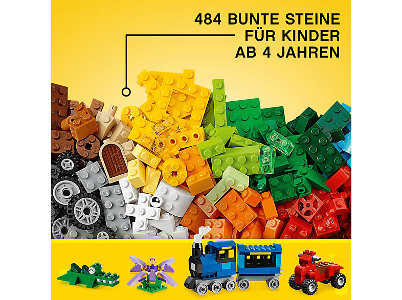 Lego Classic 10696 Lego® Mittelgroße Bausteine-Box Bausatz, Mehrfarbig — Foto 4 von 5