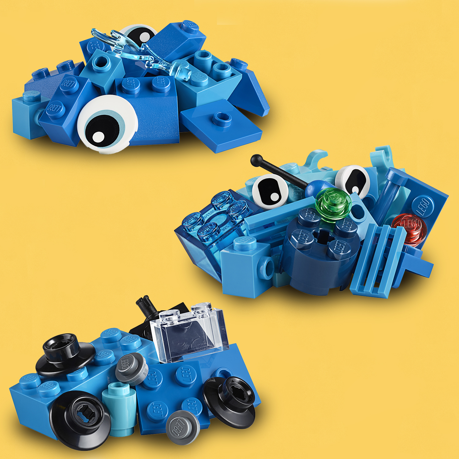 LEGO Classic 11006 Blaues Kreativ-Set Bausatz, Blau
