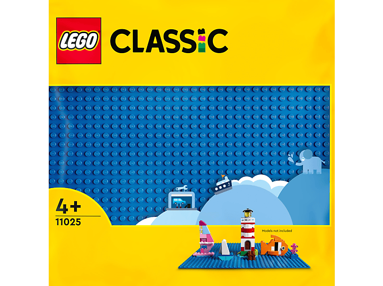 Classic Blau Bausatz, Bauplatte 11025 LEGO Blaue