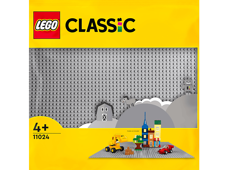 LEGO Grau Classic Bauplatte 11024 Bausatz, Graue