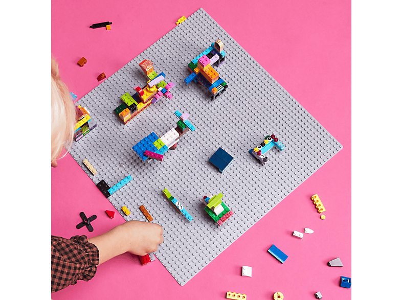 Thumbnail - LEGO Classic 11024 Graue Bauplatte Bausatz, Grau