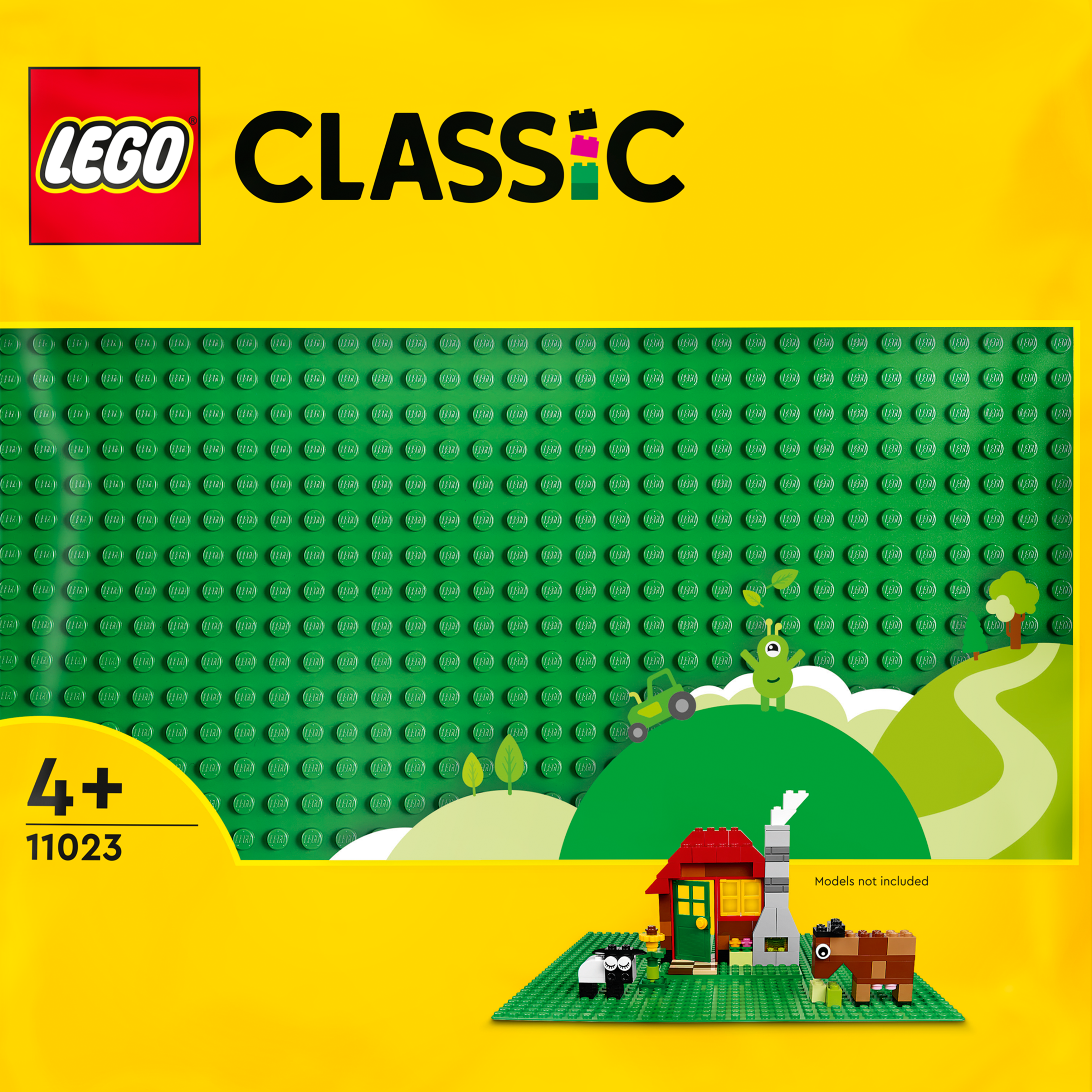Grüne Classic Bausatz, Grün LEGO 11023 Bauplatte