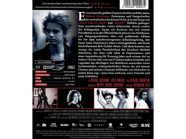 Thumbnail - Mystify: Michael Hutchence Blu-ray