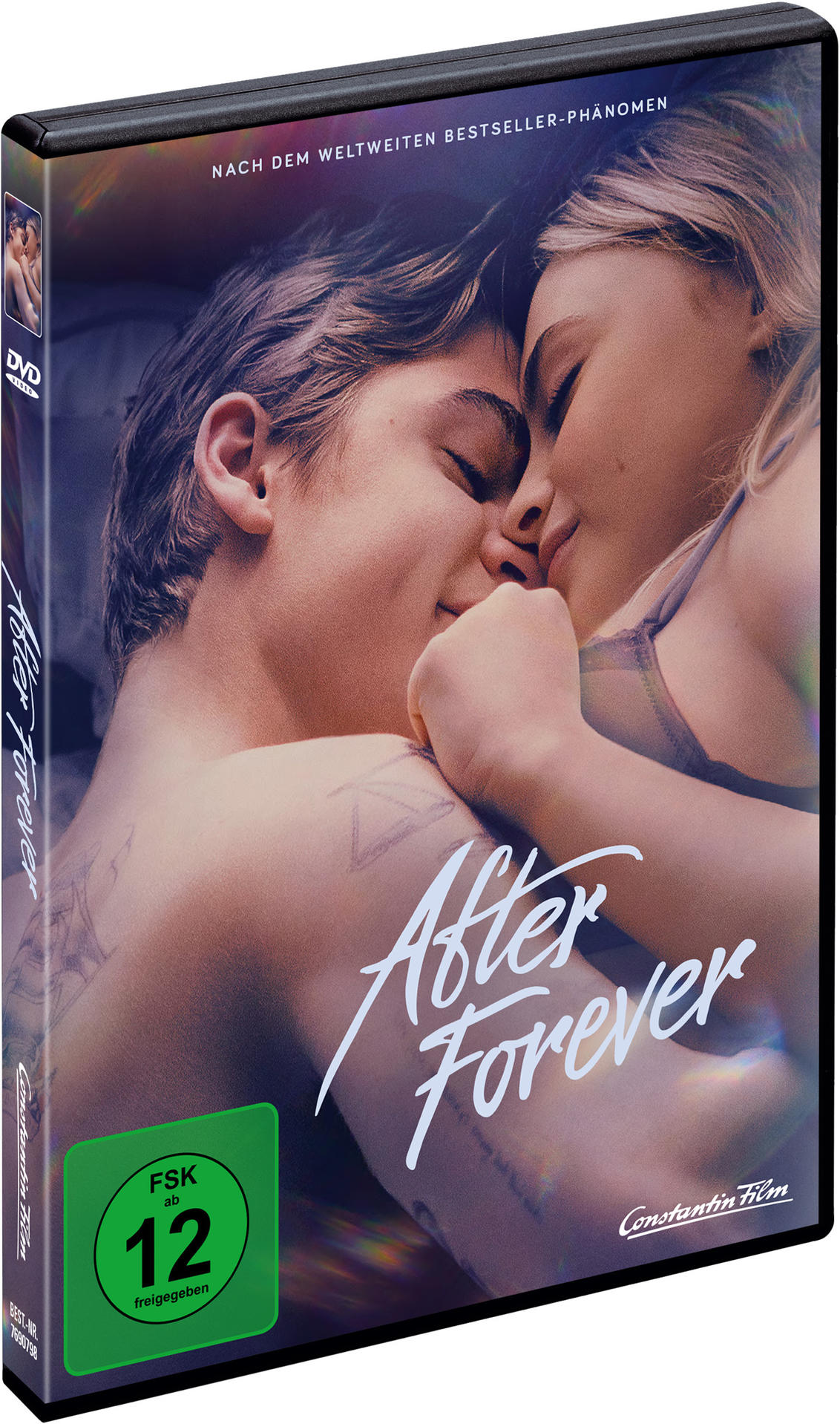 DVD-Cover des Films After Forever. Zwei Menschen, die sich umarmen, mit Titel und Credits.