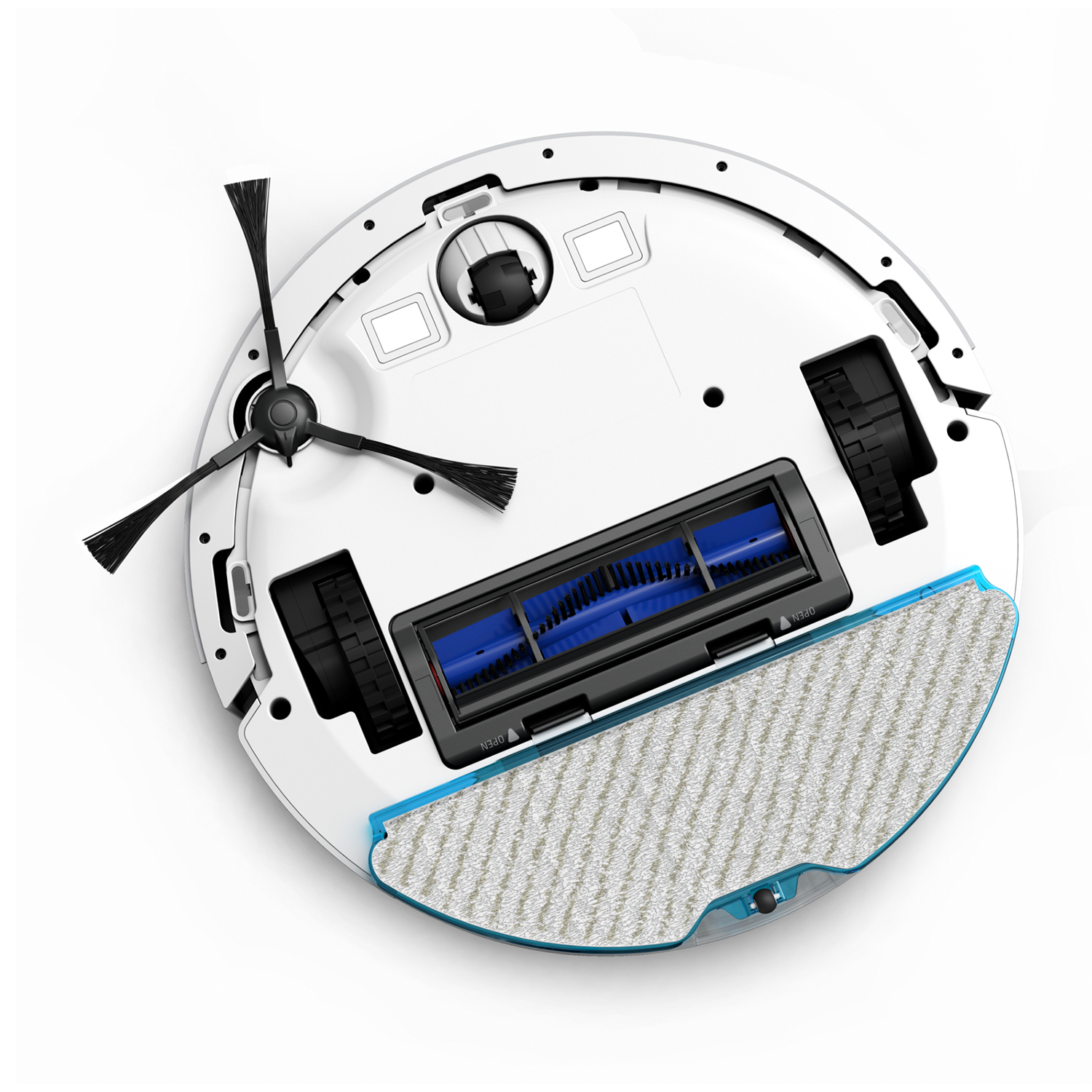 Vhbw Filtro Rotondo A Piega Per Aspirapolvere Renfert Vortex 29 E Compact 3L - Compatibile, Blu/Bianco - 4