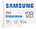 SAMSUNG PRO Endurance (2022) - Carte mémoire Micro SDXC  (128 GB, 100 MB/s, Blanc)