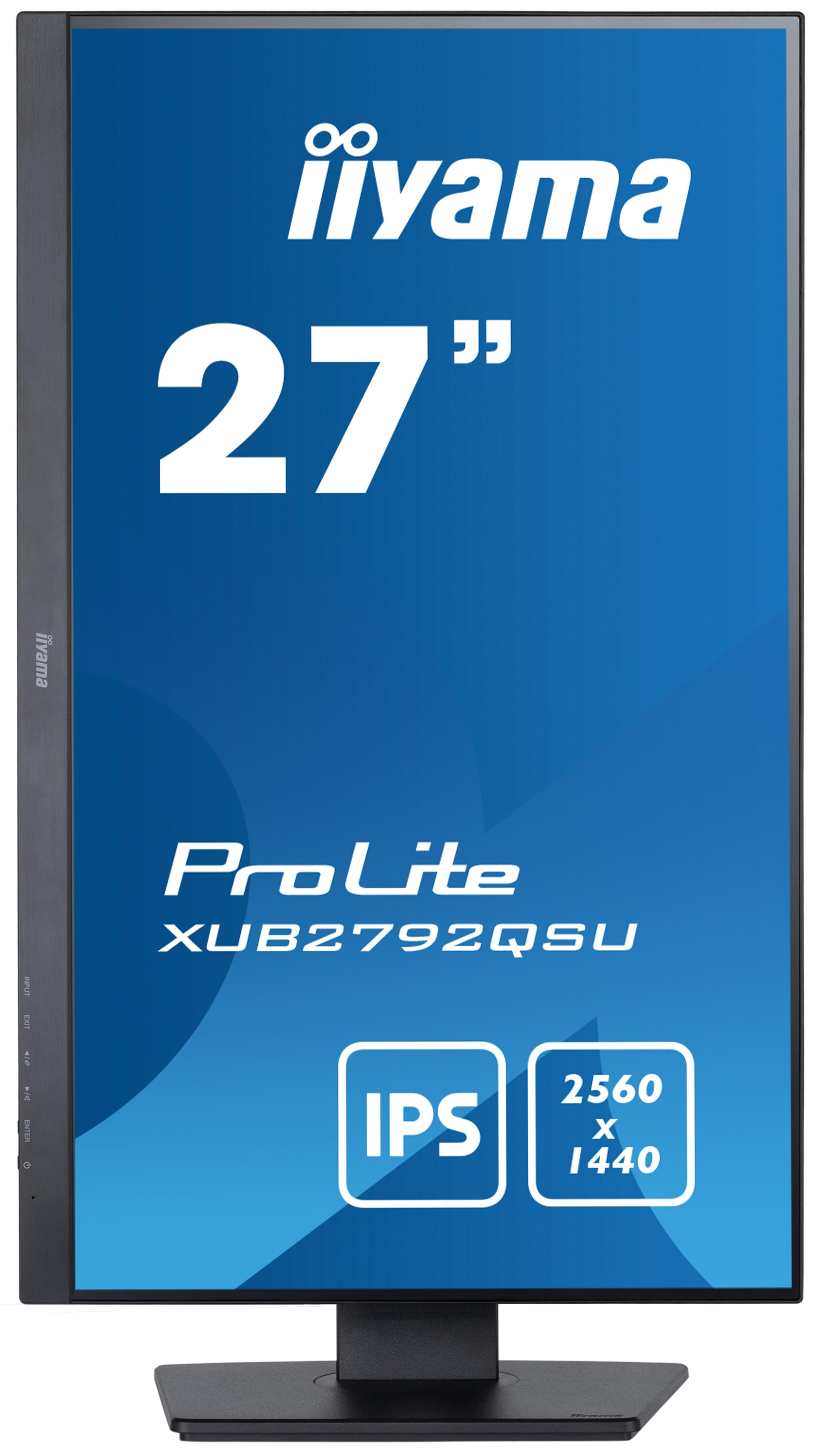 IIYAMA Prolite XUB2792QSU-B5 27 Zoll  WQHD  Monitor  5 ms Reaktionszeit  