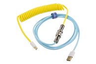 DUCKY Premicord Cable - Cavo USB (Blu/Giallo)
