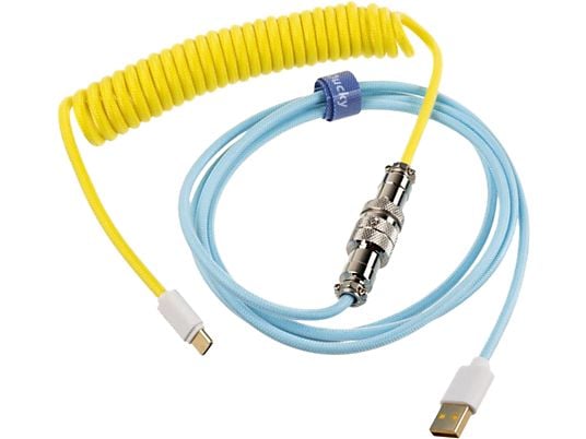 DUCKY Premicord Cable - USB-Kabel (Blau/Gelb)