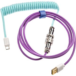 DUCKY Premicord Cable - Câble USB (Turquoise/violet)