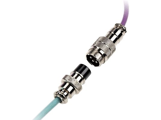 DUCKY Premicord Cable - Cavo USB (Turchese/Viola)