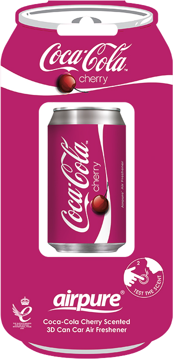 AIRPURE Autóillatosító, 3D dobozos üdítő, Coke cherry (AP 34047)