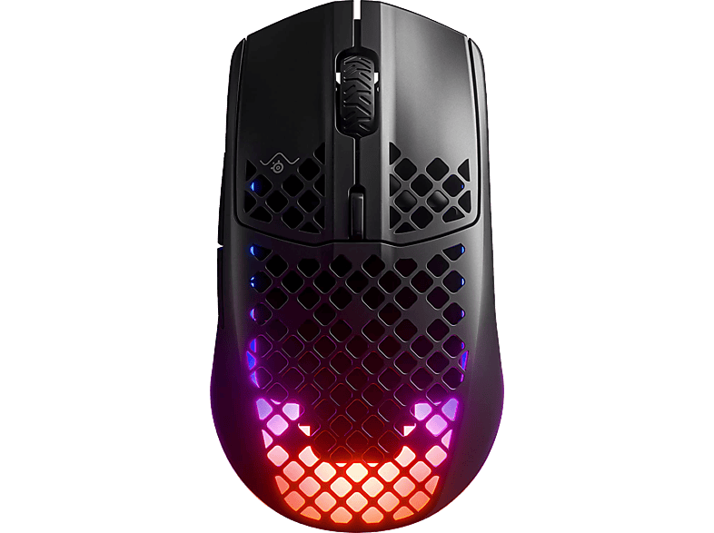 SteelSeries Aerox 3 Wireless Onyx 2022, Inalámbrico, Resistente agua, Negro