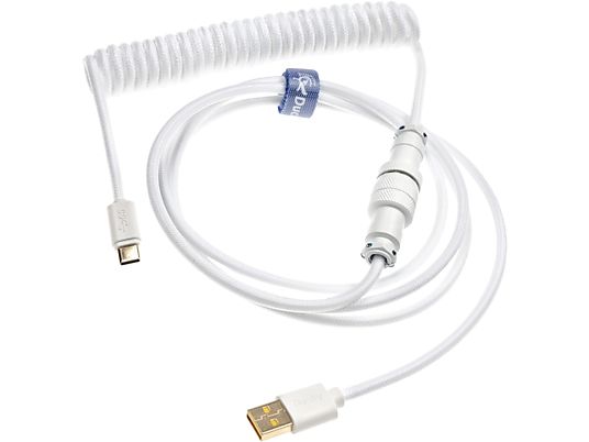 DUCKY Premicord Cable - Cavo USB (Bianco)