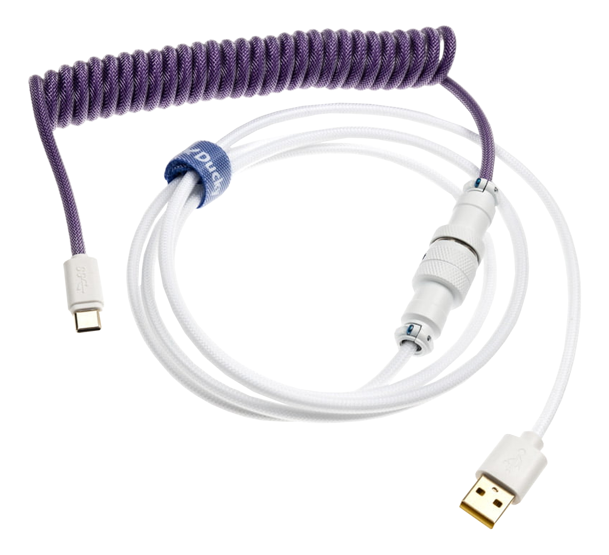 DUCKY Premicord Cable - Câble USB (violet/blanc)