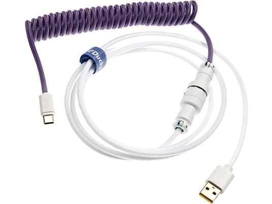 DUCKY Premicord Cable - Cavo USB (Viola/bianco)