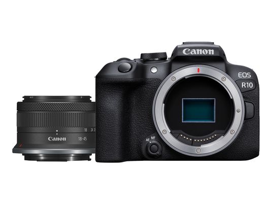 CANON EOS R10 Body + RF-S 18-45mm F4.5-6.3 IS STM - Fotocamera Nero