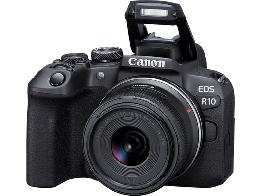 CANON EOS R10 Body + RF-S 18-45mm F4.5-6.3 IS STM - Fotocamera Nero