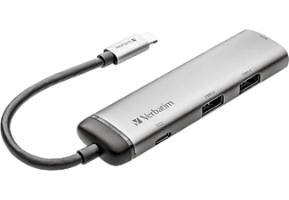 VERBATIM USB-C Multiport Hub USB 3.1 GEN1, U3.0, HDMI USB Çoklayıcı Gri