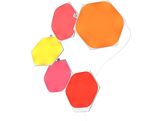 NANOLEAF Shapes - Hexagons Starter Kit (5 Panels) - Panneaux lumineux (Blanc)