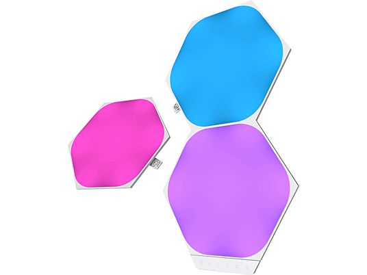 NANOLEAF Shapes - Kit d'extension Hexagons (3 panneaux) - Panneaux lumineux (Blanc)