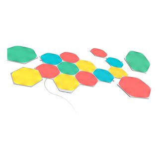 NANOLEAF Shapes - Hexagons Starter Kit (15 Panels) - Panneaux lumineux (Blanc)