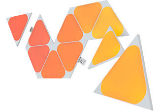 NANOLEAF Shapes - Mini Triangles Extension Set pack de 10 - Panneaux lumineux (Blanc)