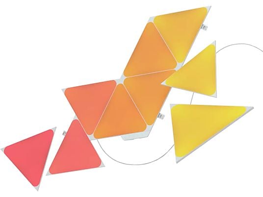 NANOLEAF Shapes Triangles Starter Kit (9 Panels) - Panneaux lumineux (Blanc)