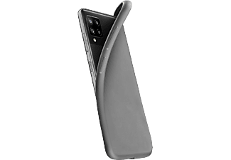Funda - CellularLine CHROMAGALA12K, Para Samsung Galaxy A12, 6.5”, Trasera, Goma blanda, Negro