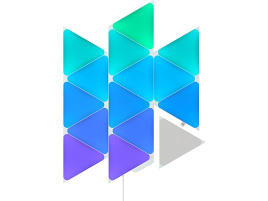 NANOLEAF Shapes Triangles Starter Kit (15 Panels) - Panneaux lumineux (Blanc)