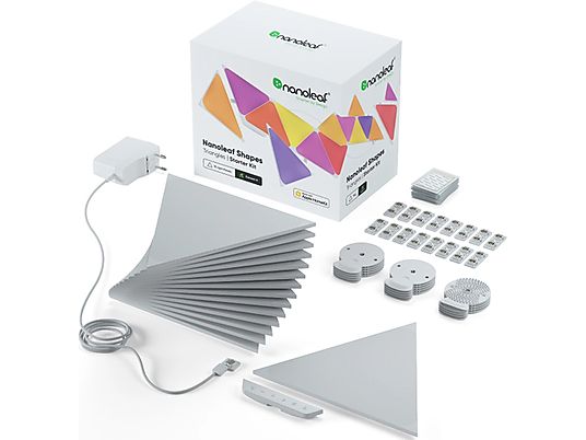 NANOLEAF Shapes Triangles Starter Kit (15 Panels) - Panneaux lumineux (Blanc)