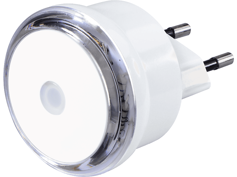 Hama 00223491 LED-Nachtlicht "Basic" mit Stecker, Dämmerungssensor, weiß