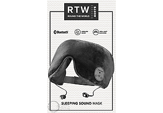 RTW Sleeping Sound Mask - Reise Schlafmaske mit integriertem Kopfhörer (Schwarz)