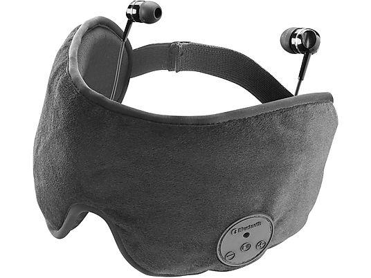 RTW Sleeping Sound Mask - Maschera per dormire da viaggio con cuffie integrate (Nero)