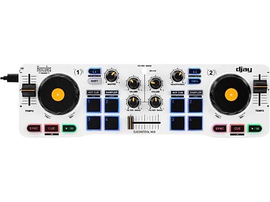 HERCULES DJControl Mix - DJ-controller (Blanc)