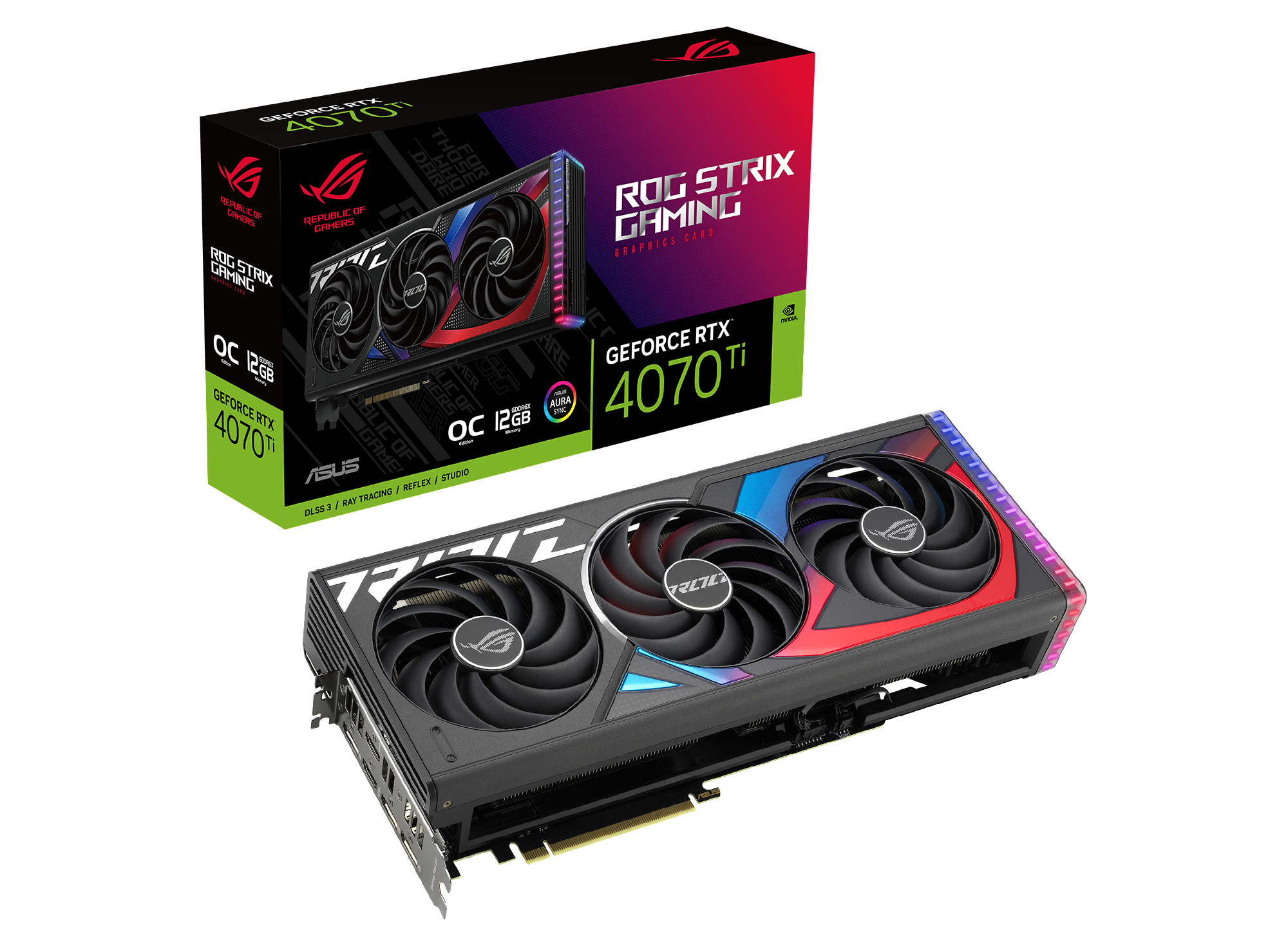 ASUS ROG STRIX GeForce RTX4070 Ti OC (NVIDIA, Grafikkarte)