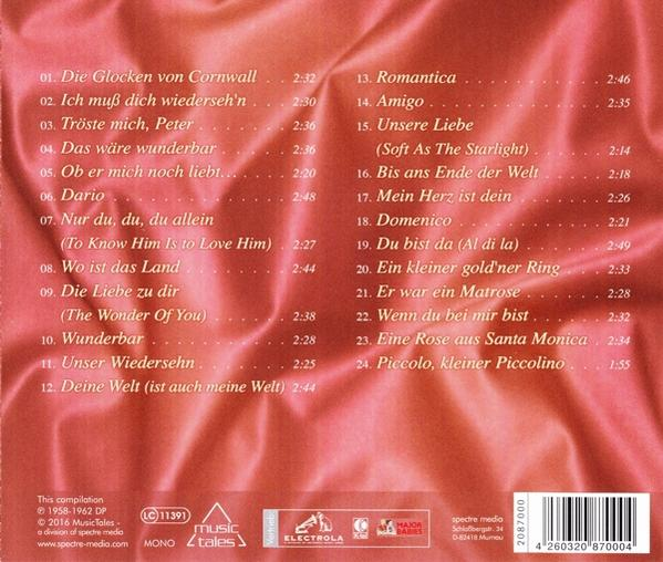 Rückseite einer CD mit Titelliste und Barcode unten.