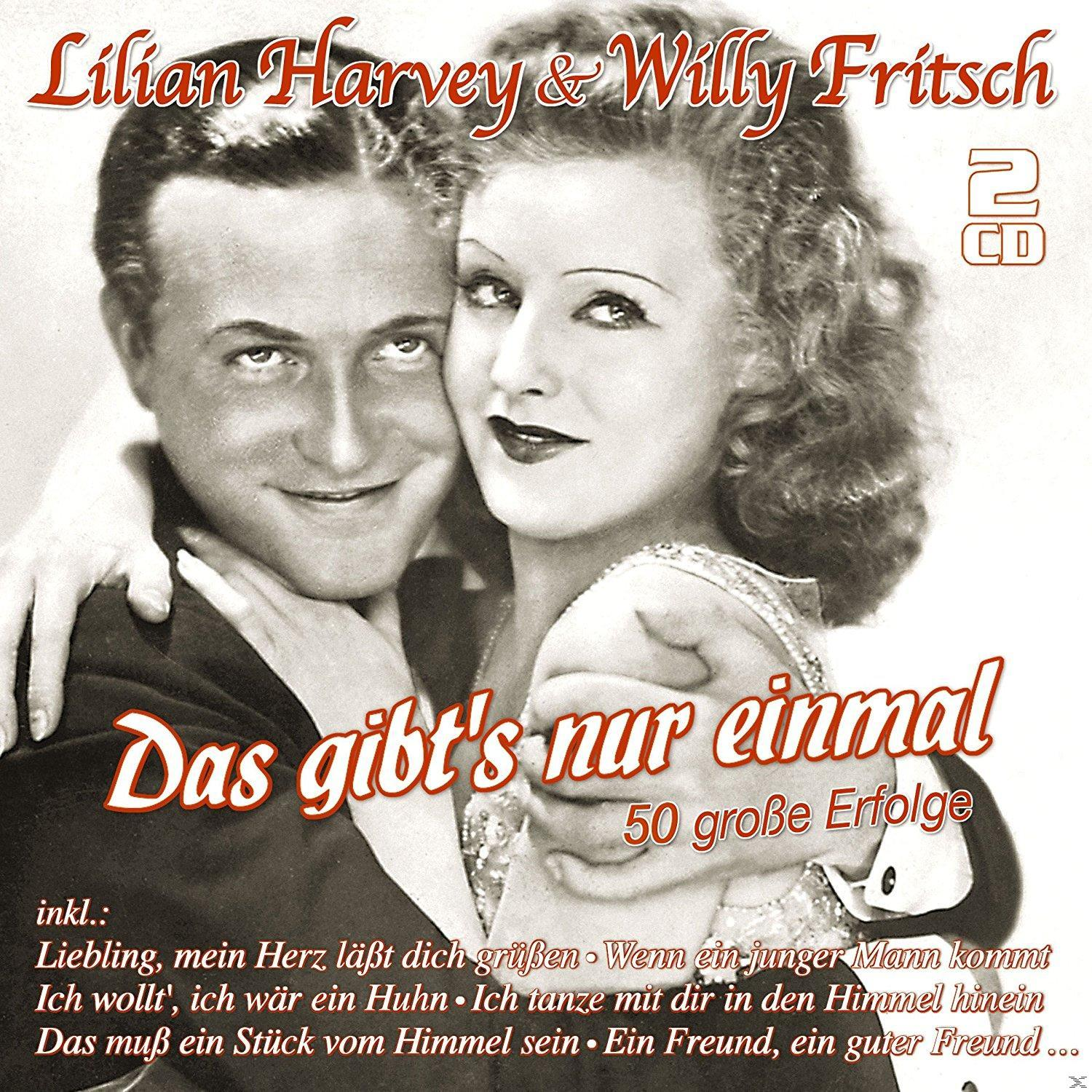 Albumcover von Lilian Harvey und Willy Fritsch, mit deutschem Text.
