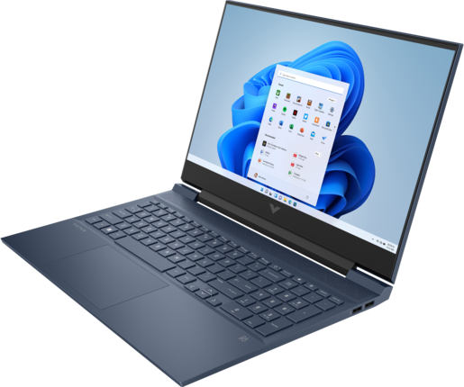 HP Victus 16-E1110NH 75M66EA Kék Gamer laptop (16,1" FHD/Ryzen5/16GB/1024 GB SSD/RTX3050Ti 4GB/Win11H)